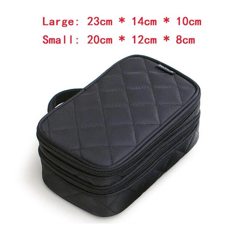 Fashionable Travel Cosmetic Organizer Bag: Professional Makeup and Toiletry Storage Case