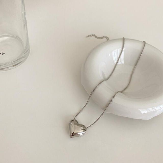 Vintage Heart Pendant Necklace