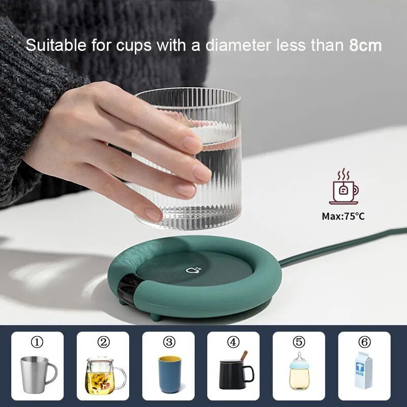 Adjustable 3-Temperature Electric Cup Warmer