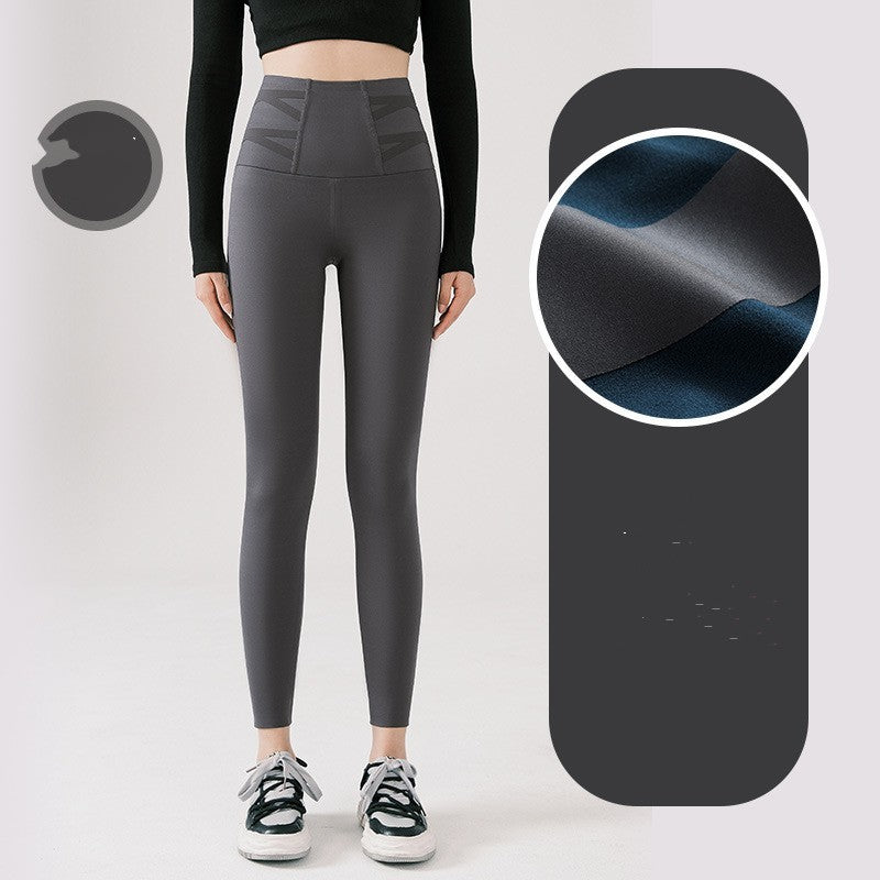 Double Cross High Waist Winter Thick Leggings