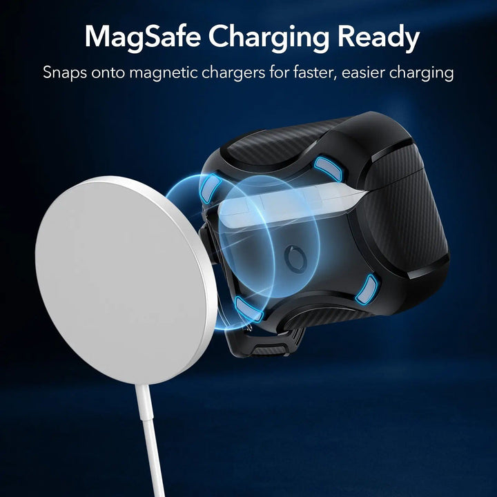 AirPods Pro 2 Case with HaloLock: Armor Tough Protective Case with Keychain