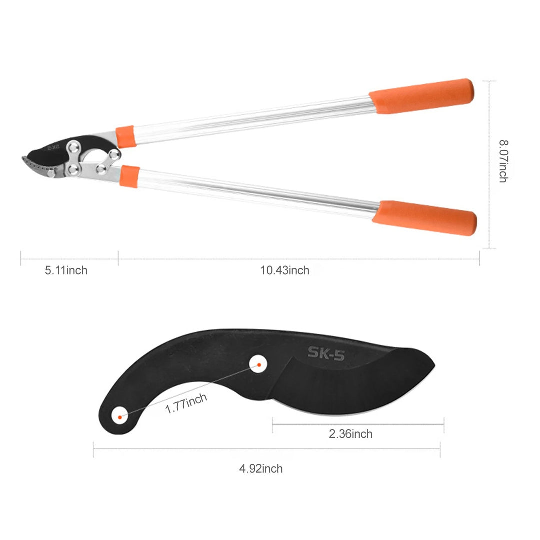 High-Efficiency Anvil Garden Shears