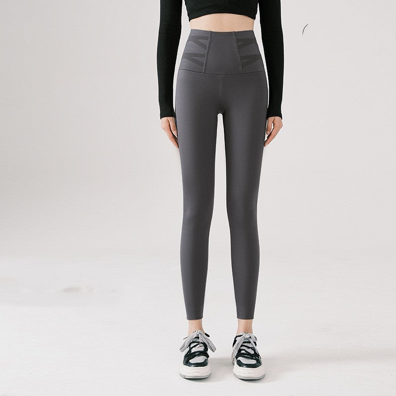 Double Cross High Waist Winter Thick Leggings