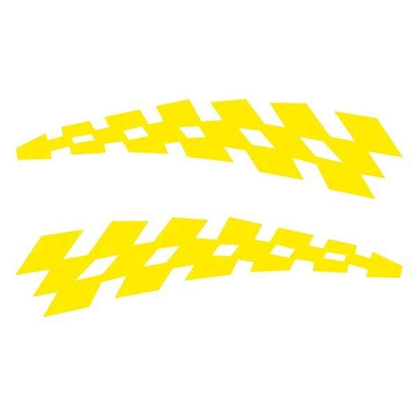 Checkered Flag Race-Inspired Car Stickers