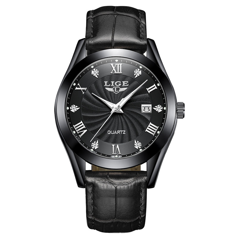 Luxury Men’s Leather Sport Watch