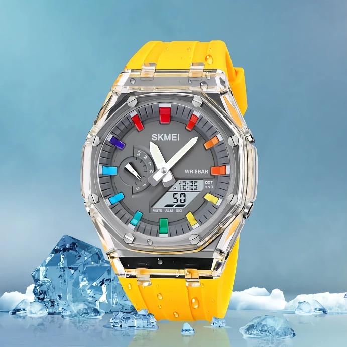 Led Light Electronic Waterproof Men Watch