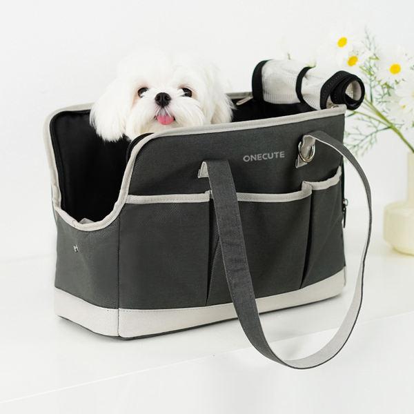 Portable Canvas Pet Carrier Shoulder Bag