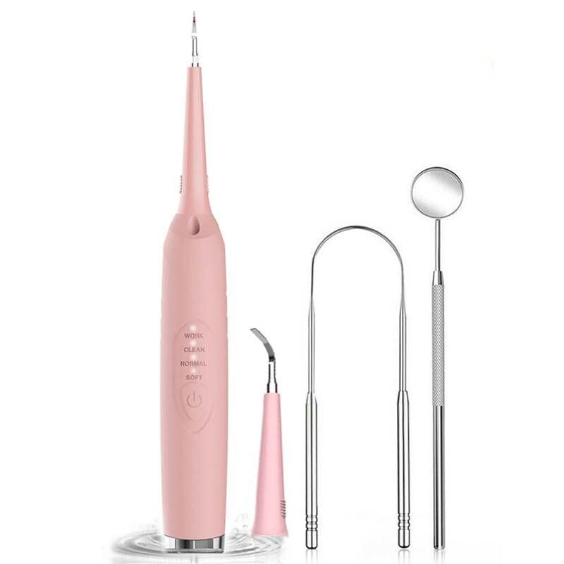 Ultrasonic LED Oral Care Kit: Electric Irrigator, Tartar Remover & Whitener