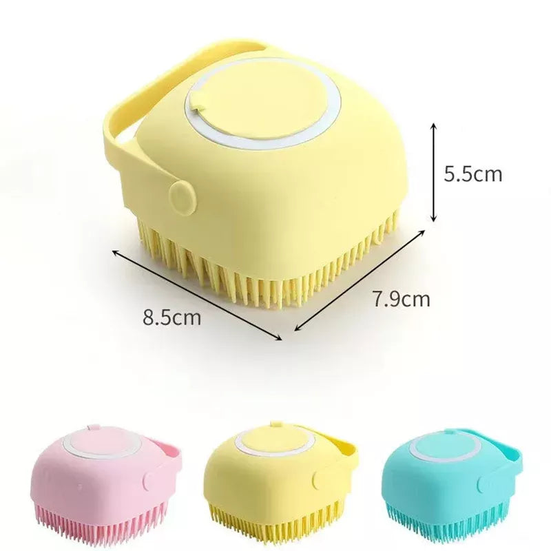 Deluxe Dog Shampoo Massage Brush