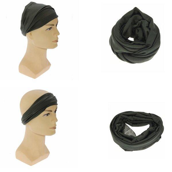 Multi-function Unisex Bandanas Head Wrap Scarf Wrist Band Hat Men Women 9 Colors - MRSLM