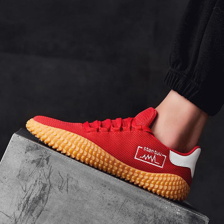 Casual Shoes Male Couple Fashion Sports Style Single Shoes Non-Slip Wear-Resistant Korean Sports Shoes Men - MRSLM