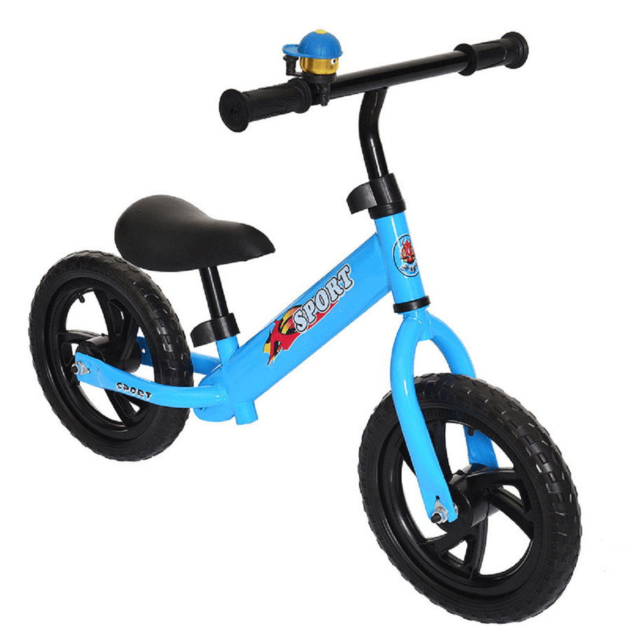 2 Wheels No Pedal Toddler Balance Bike Kids Training Walker Bmx Bike Adjustable Height 89-129Cm for 2-6 Years Old Boys&Girls - MRSLM