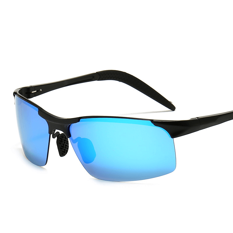 Polarized Color Changing Sunglasses Myopia Aluminum Magnesium Men'S Sunglasses Sunglasses Riding Glasses Driving Mirror 8177S - MRSLM