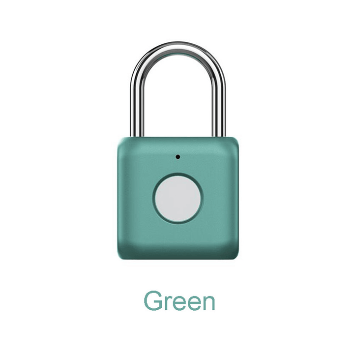 Youdian USB Rechargeable Smart Fingerprint Padlock Door Lock Waterproof Keyless anti Theft Travel Luggage Drawer Safety Lock From - MRSLM