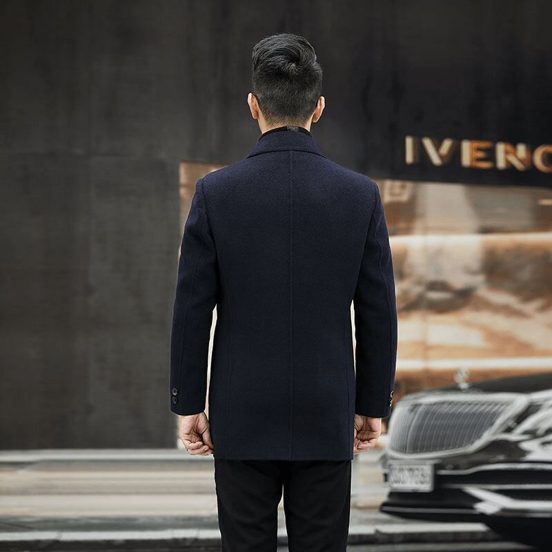 Men'S Casual Warm Double-Sided Nylon Coat - MRSLM