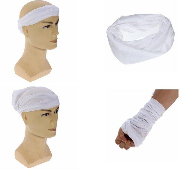 Multi-function Unisex Bandanas Head Wrap Scarf Wrist Band Hat Men Women 9 Colors - MRSLM
