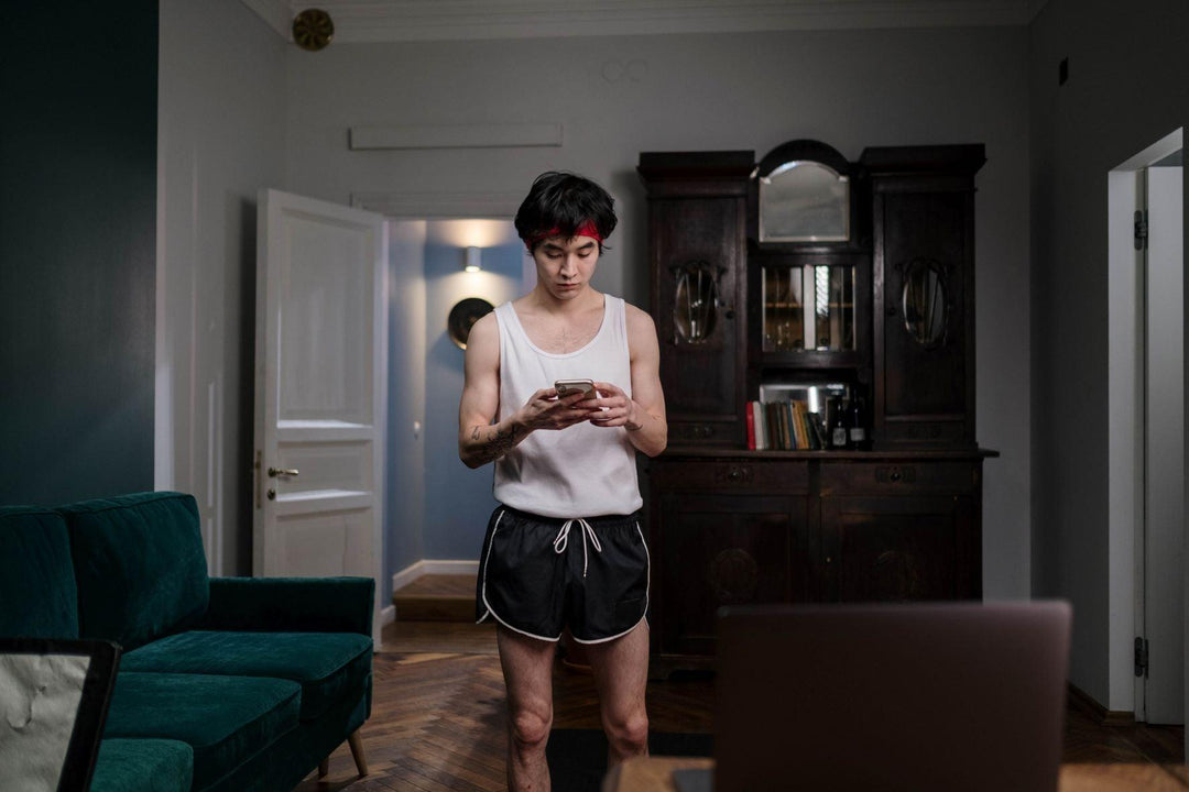 Comfort and Style Combined: Embrace Relaxation with Men's Elastic Waist Home Shorts - MRSLM