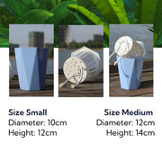 self watering resin flower pot, view 9 - MRSLM