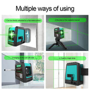 2-line self-leveling laser level with tripod, view 10 - MRSLM
