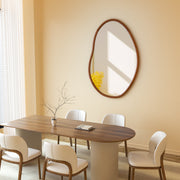 Mid century asymmetrical wall mirror, view 2 - MRSLM
