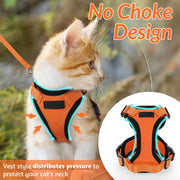 cat harness and leash, view 20 - MRSLM