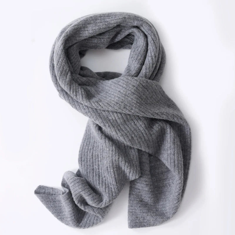 women's wool scarf crumpled knit, view 11 - MRSLM