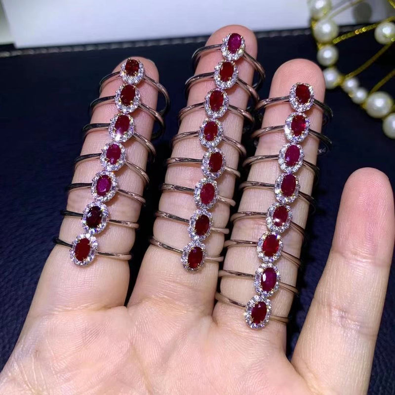 natural pigeon blood ruby ring, view 3 - MRSLM
