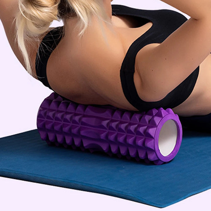 Compact Fitness Yoga Foam Roller – Eco-Friendly, Multi-Use Massage & Exercise Tool