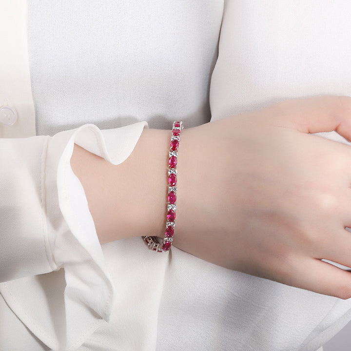 Whole Body Silver Imitation Color Treasure Style Denier Shaped Seiko Bracelet