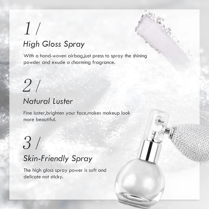 Glitter highlighter powder spray, view 7 - MRSLM