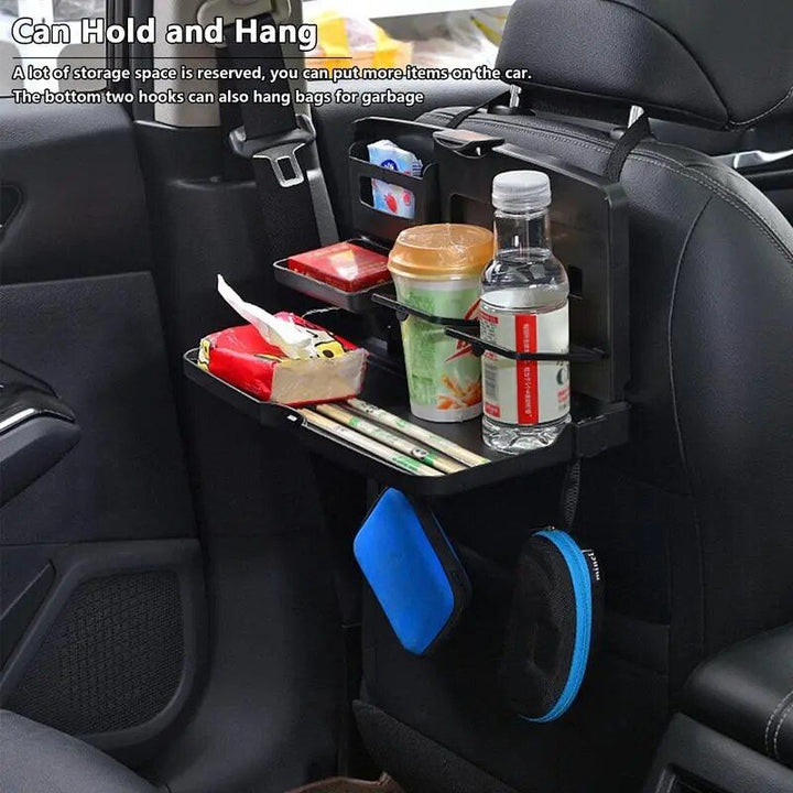 Foldable Car Back Seat Tray with Cup Holder