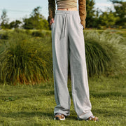 women's wide-leg casual pants, view 3 - MRSLM