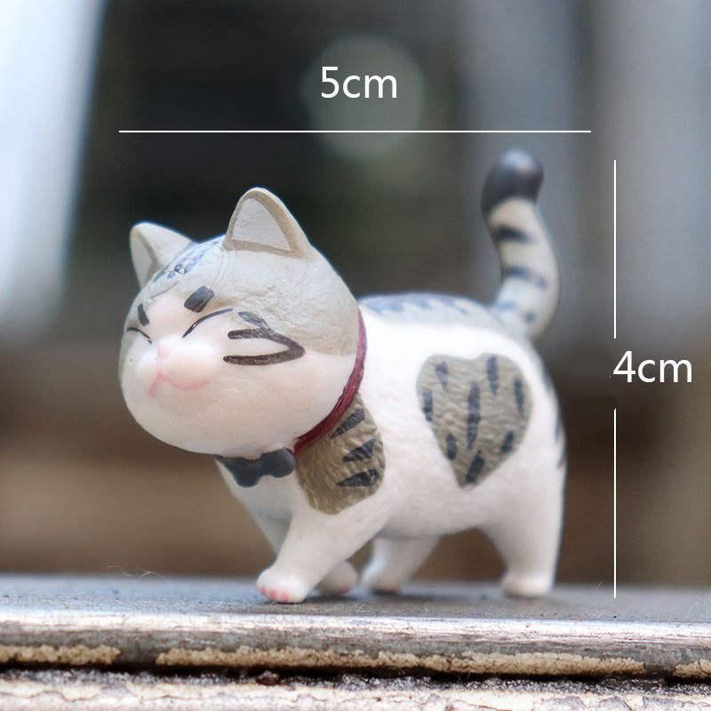 Anime Kitty Car Ornament: Mini Cat Dashboard & Mirror Decor