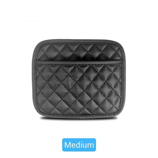 PU leather car pocket organizer, view 3 - MRSLM