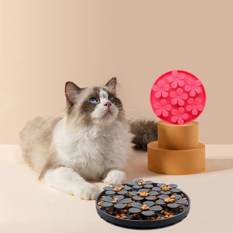 Tapete de lamber com múltiplas texturas para animais de estimação