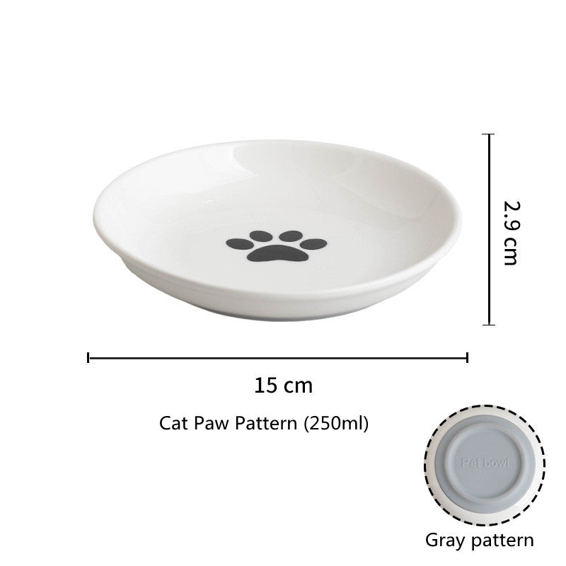 ceramic pet bowl, view 5 - MRSLM