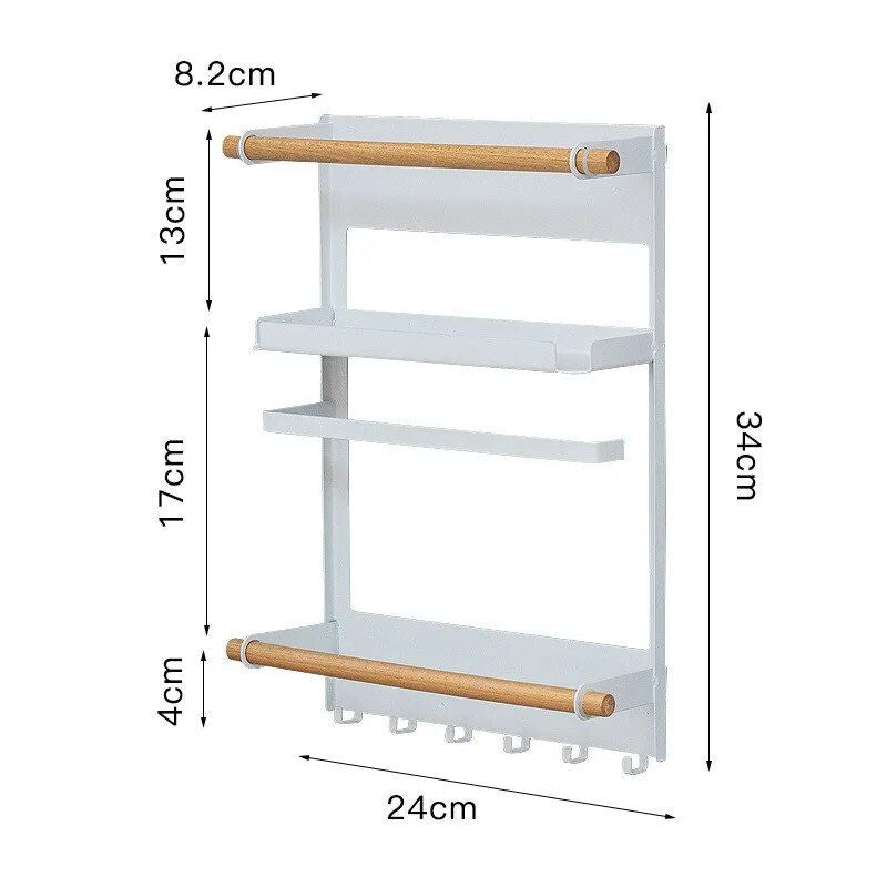 magnetic fridge shelf paper towel holder, view 8 - MRSLM