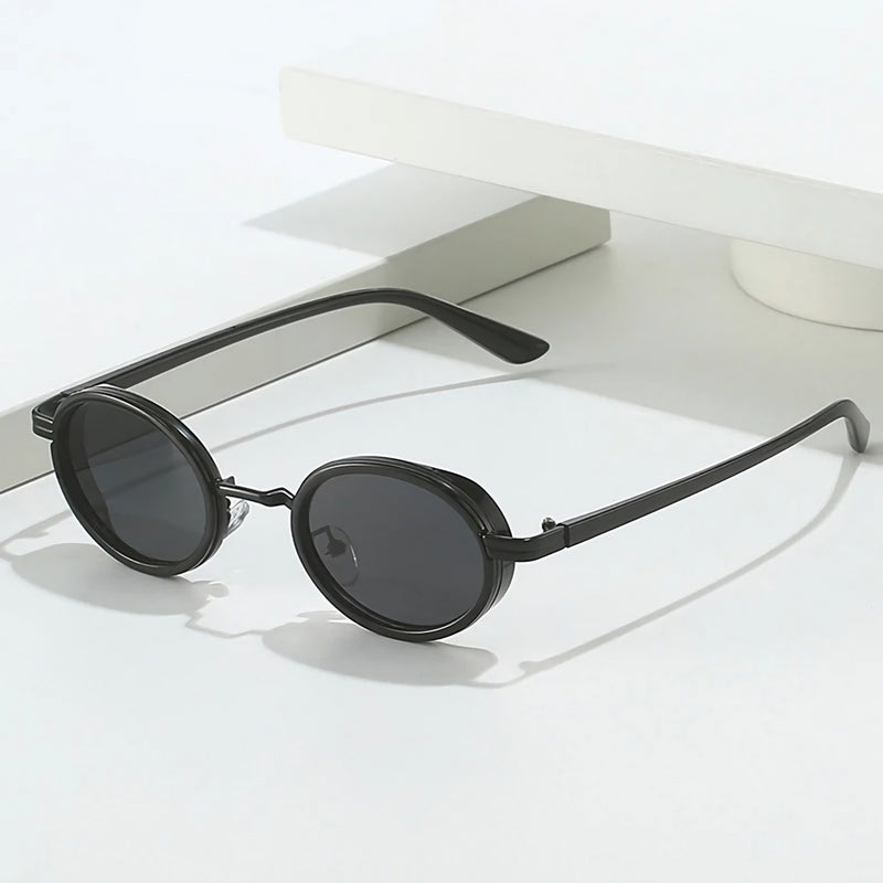 gradient oval sunglasses, view 10 - MRSLM