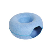plush cat and dog bed house, view 2 - MRSLM