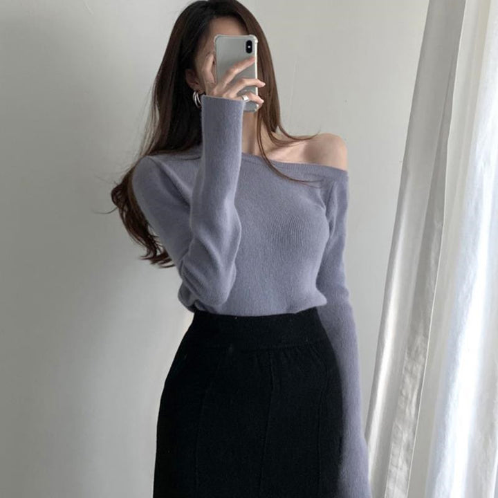 Elegant And Slim Skinny Long Sleeve Sweater