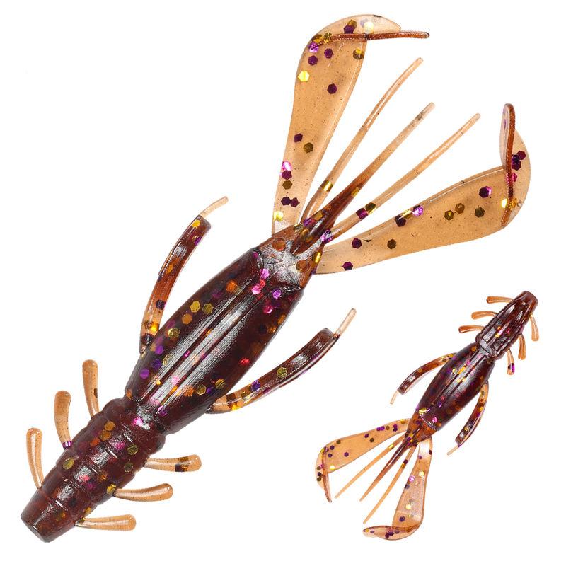 soft shrimp silicone fishing lure, view 4 - MRSLM
