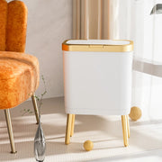 golden high-foot trash can, view 11 - MRSLM