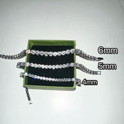 hip hop cubic zirconia tennis bracelet, view 5 - MRSLM