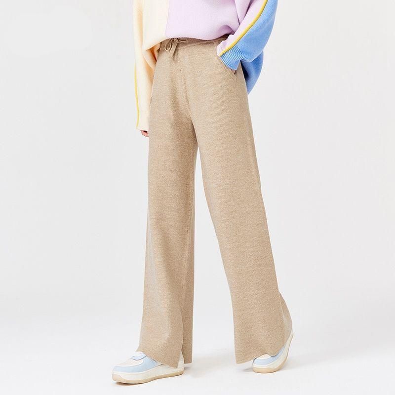 winter wide leg casual pants - MRSLM