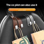suede double hook car hanger, view 6 - MRSLM