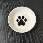 cute cat mini ceramic snack plate, view 3 - MRSLM
