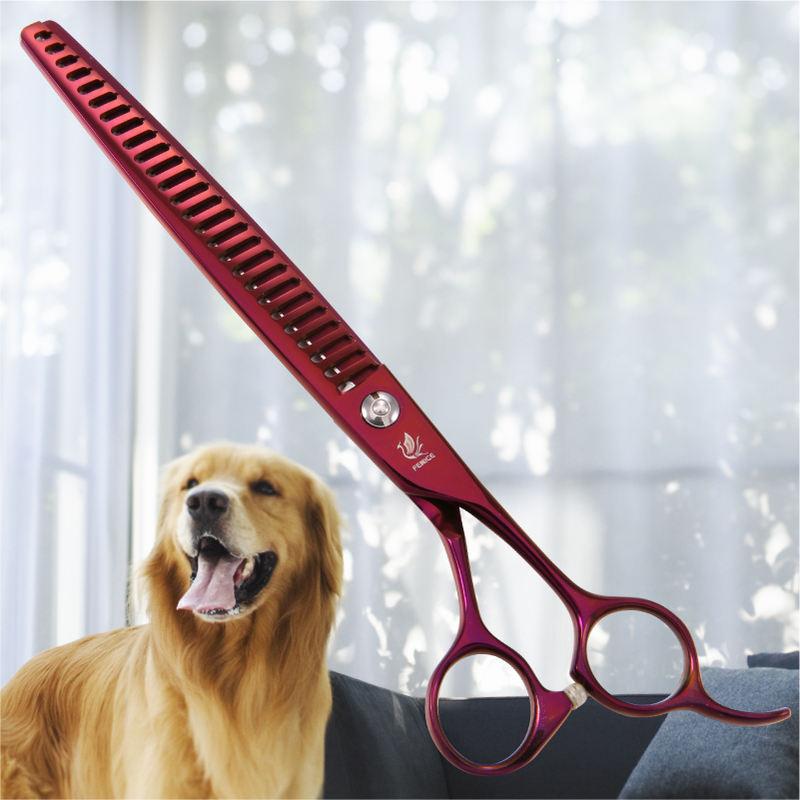 titanium-coated thinning shears for pets - MRSLM