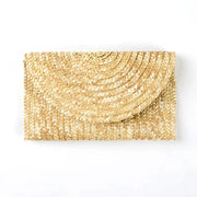 grass woven large capacity clutch bag, view 6 - MRSLM