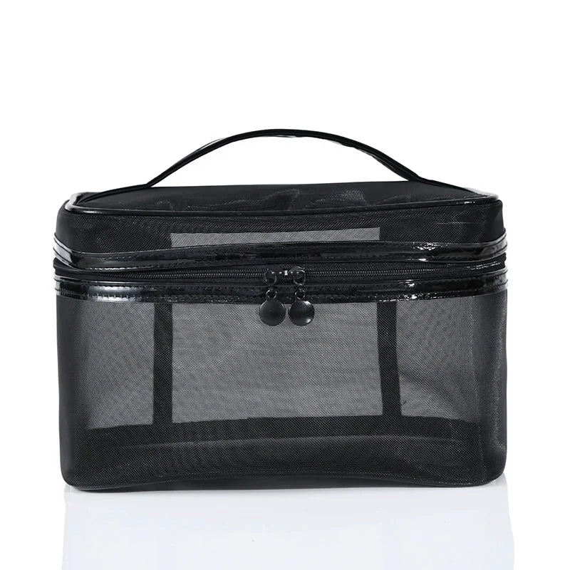 Transparent Mesh Makeup Bag