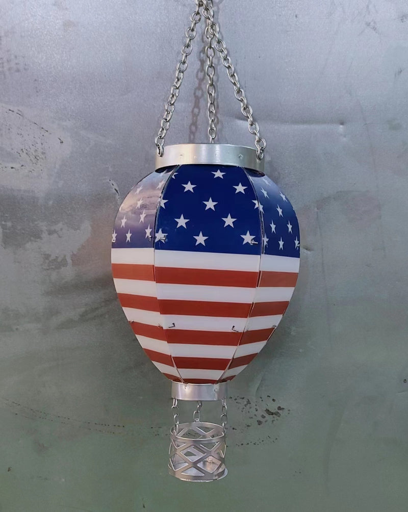 Solar hot air balloon lantern outdoor decoration, view 5 - MRSLM
